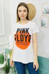 154645 B Yaka Baskili Tshirt